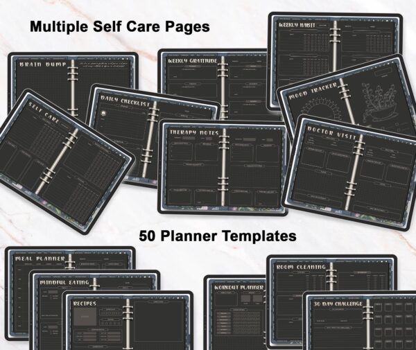 2025 ADHD Planner - Dark Mode