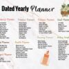 2025 Dated Planner