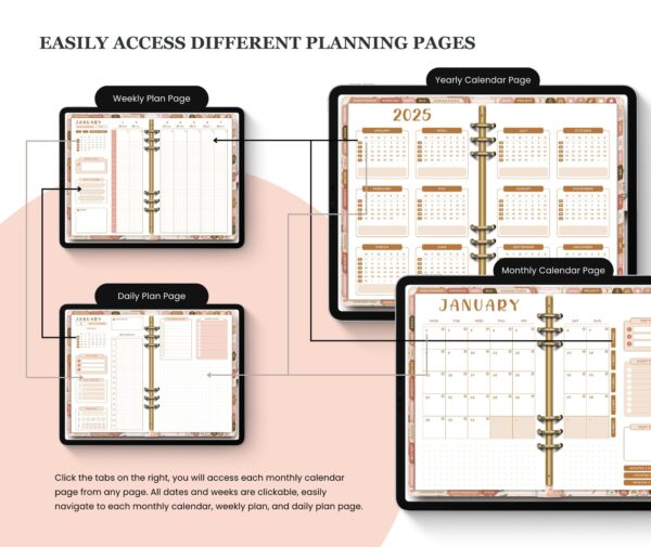 2025 Life Planner - Boho