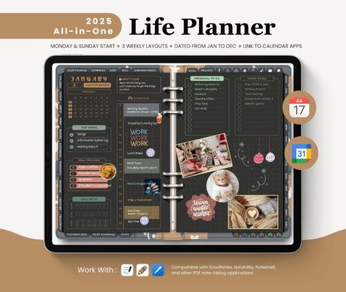 2025 Life Planner - Dark