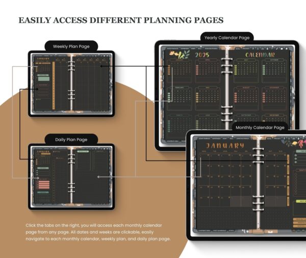 2025 Life Planner - Dark