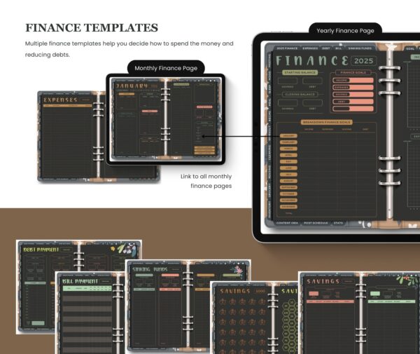 2025 Life Planner - Dark