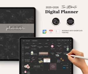 Minimalist Digital Planner - Dark