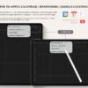 Minimalist Digital Planner - Dark