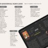 Minimalist Digital Planner - Dark
