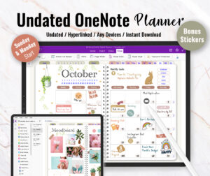 Undated OneNote Planner