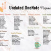 Undated OneNote Planner
