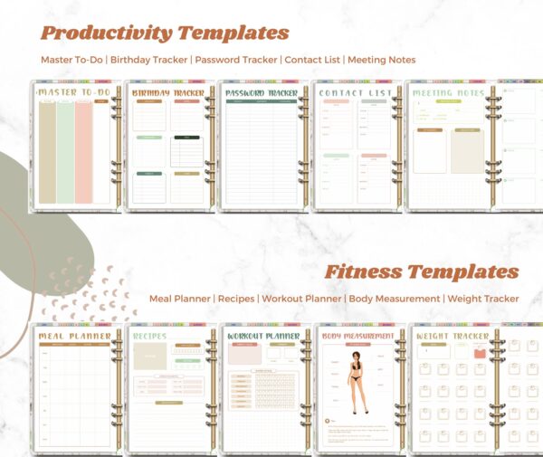 Undated OneNote Planner