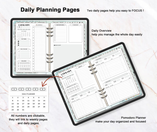 Undated ADHD Planner