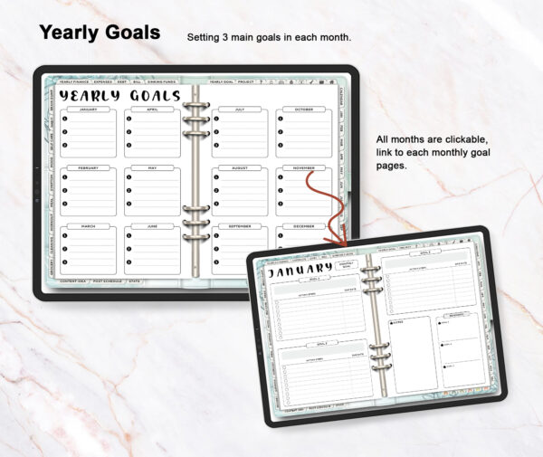 Undated ADHD Planner
